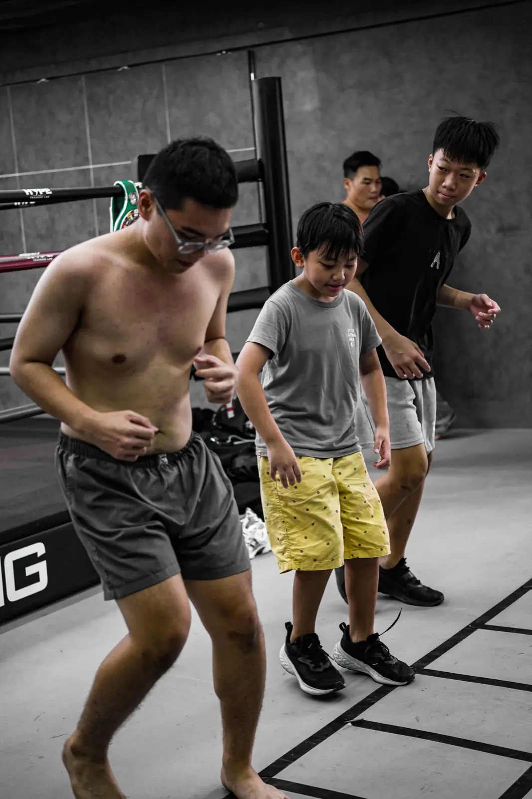 Lớp Boxing trẻ em tại HYPE — bạn nhỏ tập cùng HLV