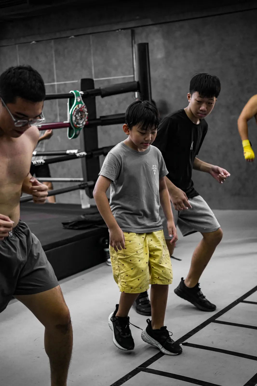 Lớp Boxing trẻ em tại HYPE — bạn nhỏ tập bước chân cùng HLV